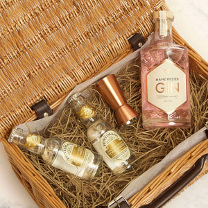 Manchester Gin Raspberry Infused Personalised Gift Hamper