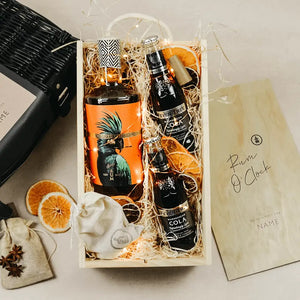 One Eyed Rebel Wooden Gift set with cola and botanicals