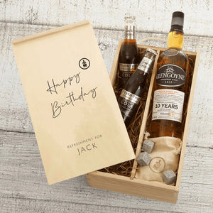Personalised Glengoyne 10 Year Old Whisky Gift Box