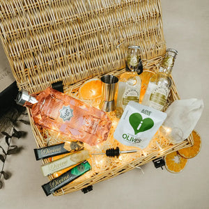 Personalised Clean Co Alcohol Free Rhubarb Gin Premium Gift Hamper