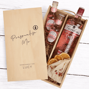 Personalised Gordon's Pink Gin Gift Set