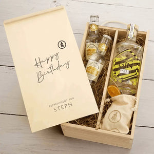 Personalised Manchester FAC51 Hacienda Gin Gift Set
