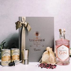 Personalised Manchester Gin Gift Set in Luxury Engraved Gift Box
