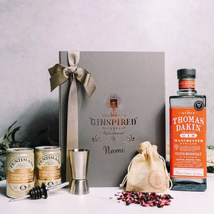 Personalised Thomas Dakin Gin Gift Set In Luxury Engraved Gift Box
