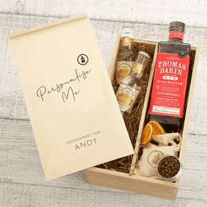 Personalised Thomas Dakin Small Batch Gin Gift Box