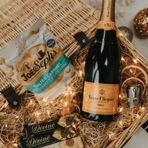 Personalised Veuve Clicquot Brut Champagne Premium Gift Hamper