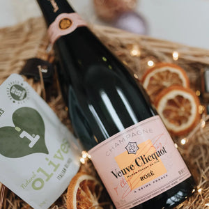 Personalised Veuve Clicquot Brut Rose Champagne Premium Gift Hamper