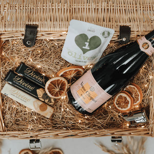 Personalised Veuve Clicquot Brut Rose Champagne Premium Gift Hamper