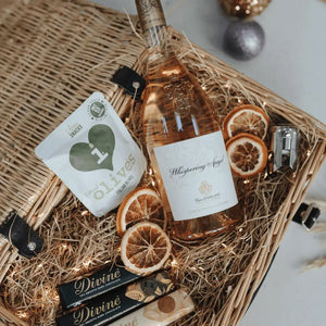 Personalised Whispering Angel Rose Wine Premium Gift Hamper