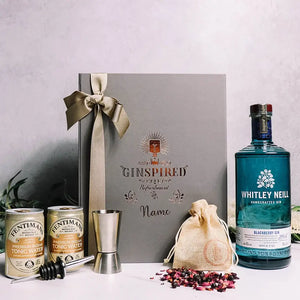 Personalised Whitley Neill Gin Gift Set in Luxury Engraved Gift Box