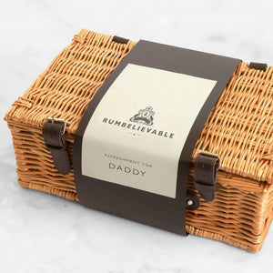 Fathers Day Personalisation on a Wicker Hamper