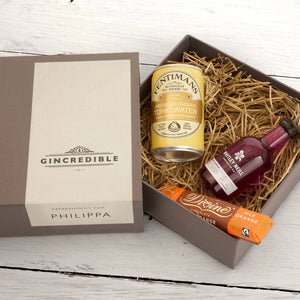 Personalised Whitley Neill Rhubarb and Ginger Gin Miniature Gift Set