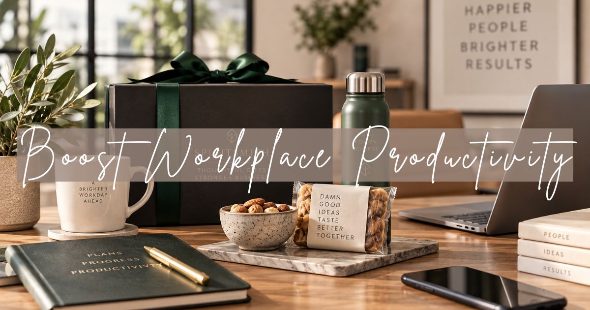 How to Boost Workplace Productivity and Employee Engagement with Corporate Gifts