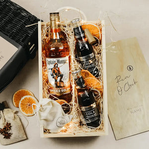 Personalised Captain Morgan Original Spiced Rum Gift Set