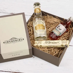 Personalised Edinburgh Gin Liqueur Miniature Gift Set
