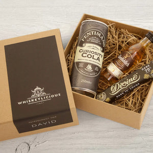Personalised Glenfiddich Whisky Miniature Gift Set
