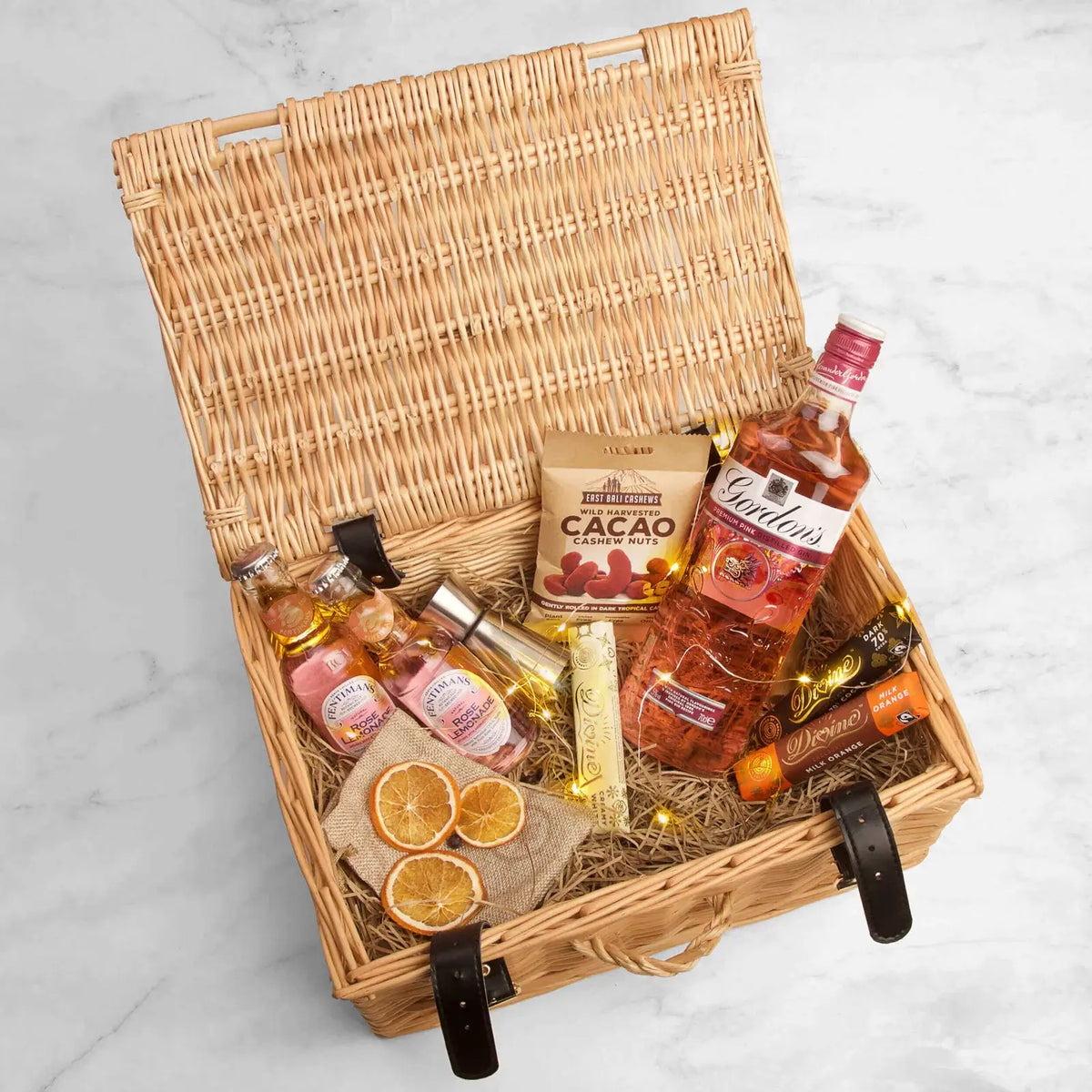 Personalised Gordon&#39;s Pink Gin Premium Gift Hamper