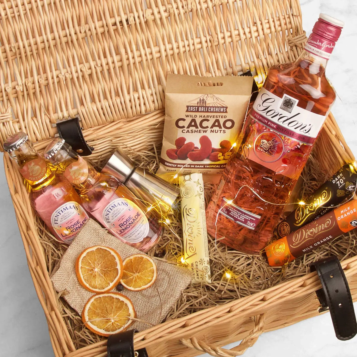 Personalised Gordon&#39;s Pink Gin Premium Gift Hamper