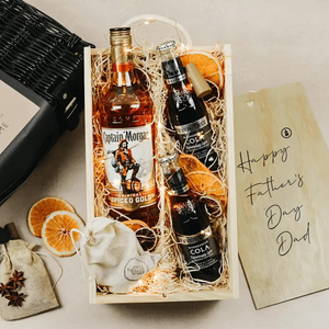 Father's Day Personalised Captain Morgan Spiced Rum Gift Set