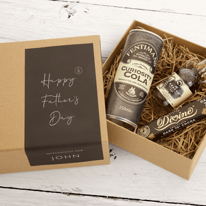 Father's Day Personalised Kraken Rum Miniature Gift Set