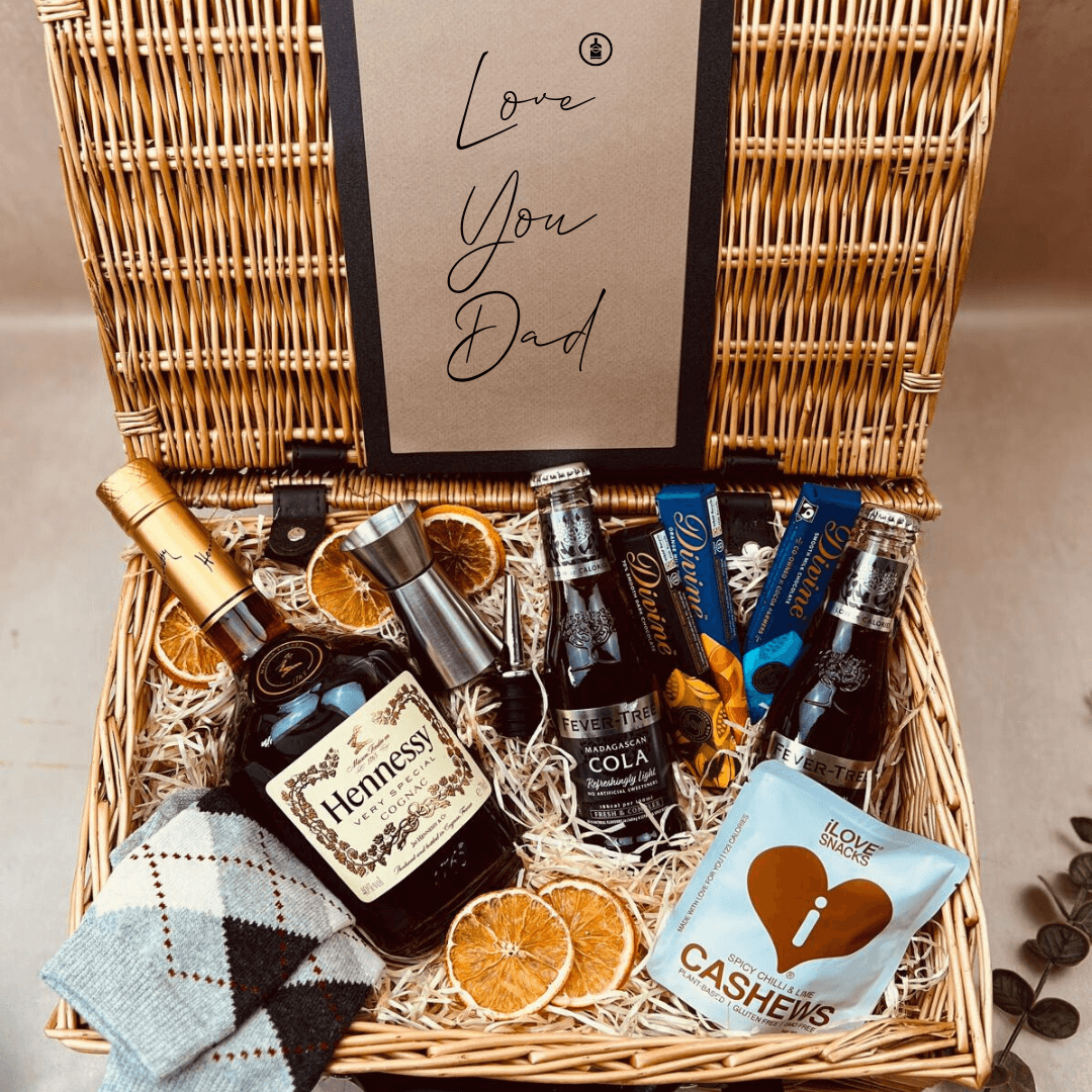 Father&#39;s Day Personalised Hennessy Cognac Premium Gift Hamper