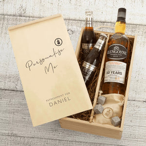 Personalised Glengoyne 10 Year Old Whisky Gift Box