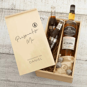 Father's Day Personalised Glengoyne 10 Year Old Whisky Gift Box