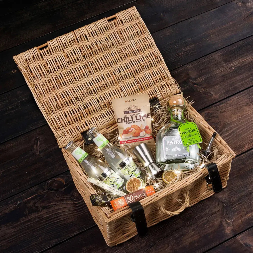 Personalised Patron Silver Tequila Premium Gift Hamper
