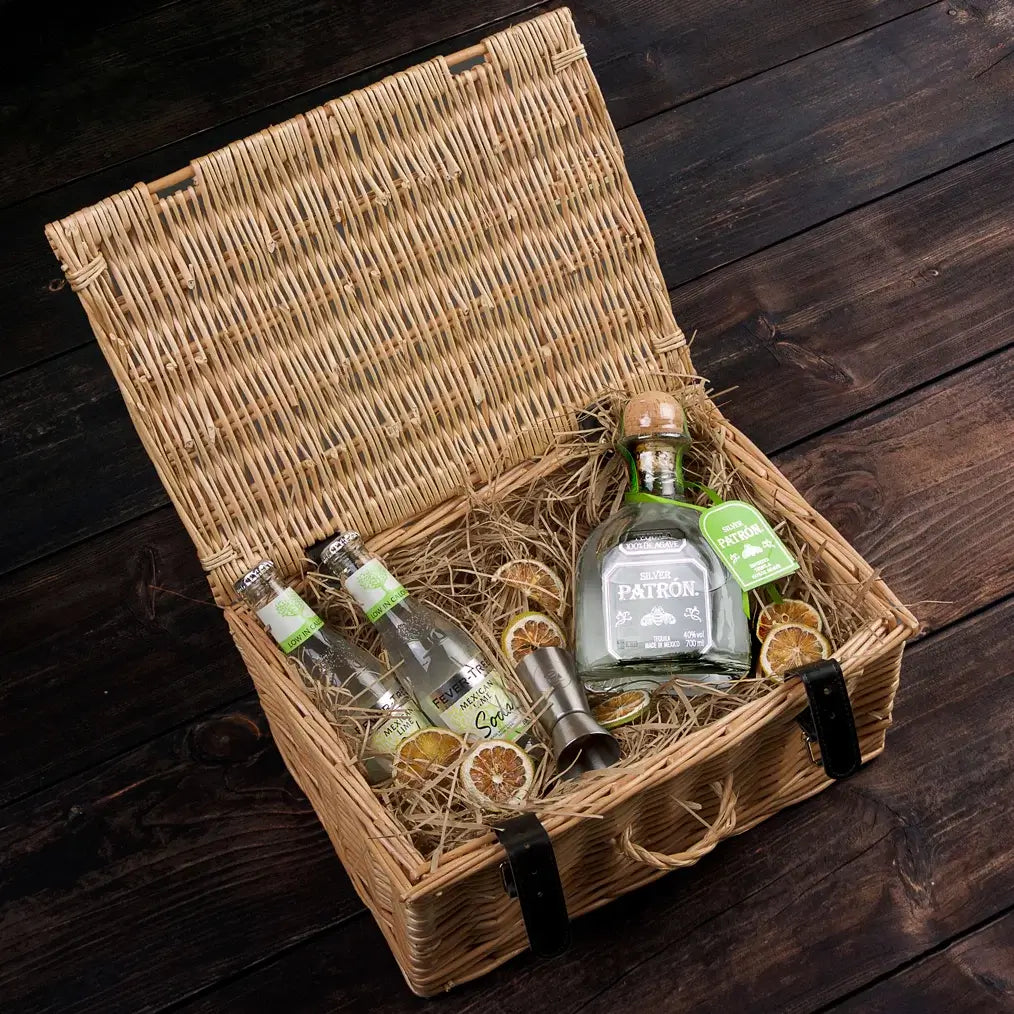 Personalised Patron Silver Tequila Gift Hamper