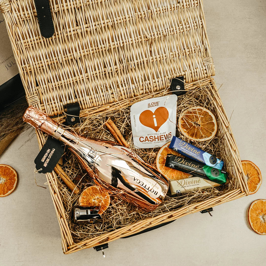 Personalised Bottega Rose Gold Prosecco Premium Gift Hamper