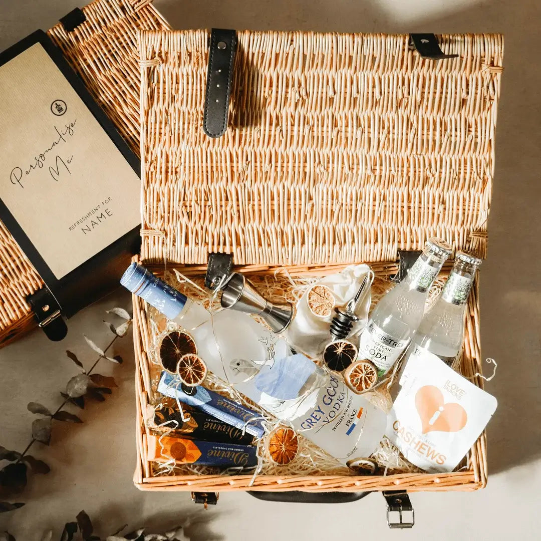 Father&#39;s Day Personalised Grey Goose Vodka Premium Gift Hamper