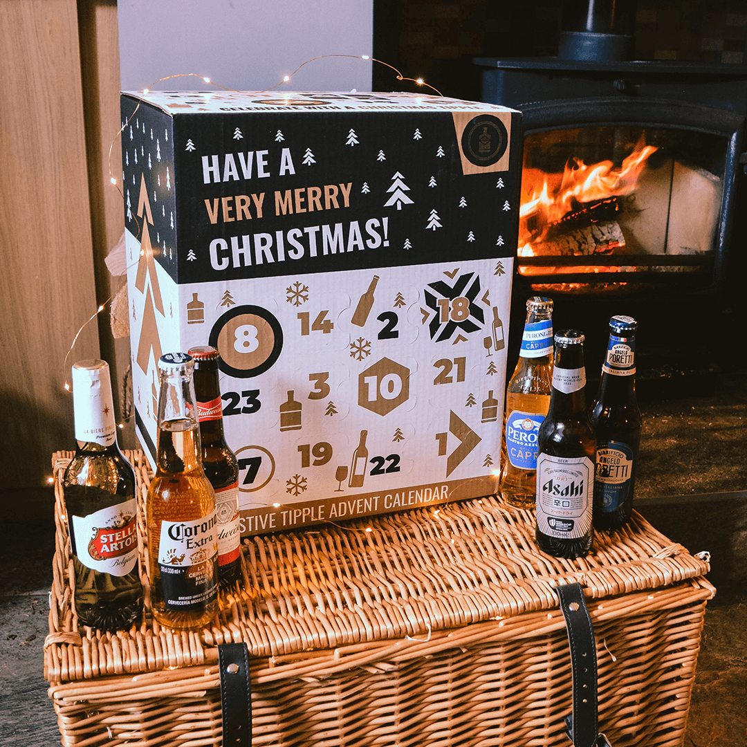 Personalised Lager Beer Christmas Advent Calendar 2025 (24 Windows)