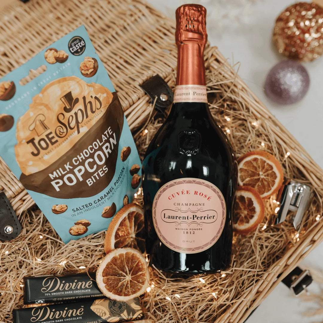 Personalised Laurent Perrier Rose Champagne Premium Gift Hamper
