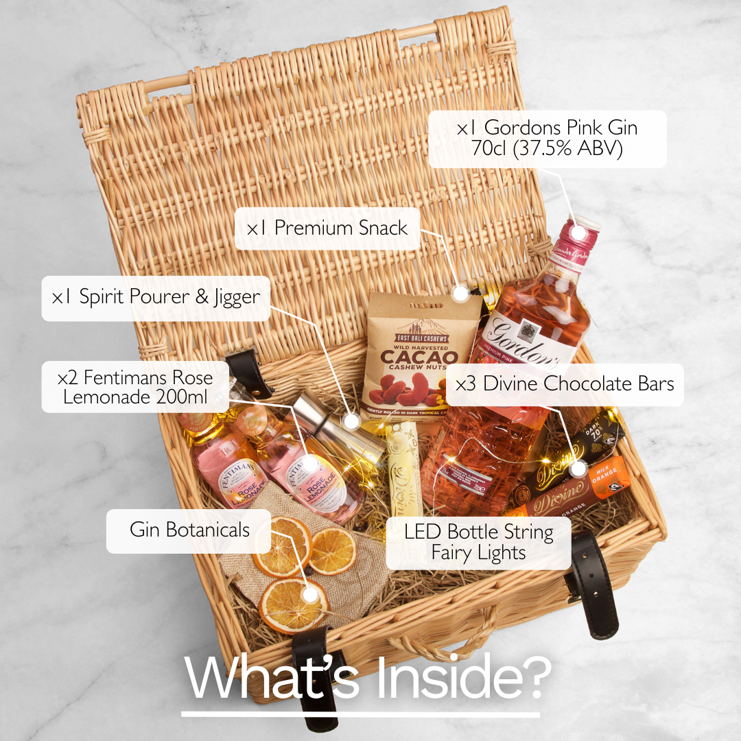 Personalised Gordons Pink Gin Hamper