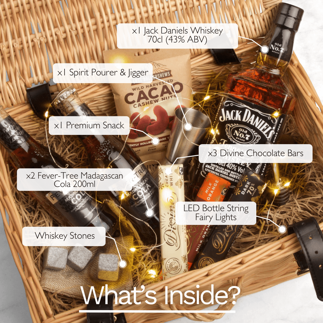 Father's day whiskey gift outlet basket