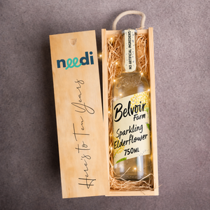 Personalised Non-Alcoholic Sparkling Juice Drink Gift Box with Company Logo