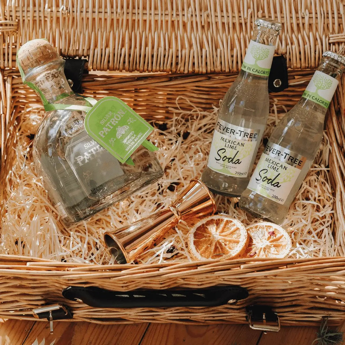 Personalised Patron Silver Tequila Gift Hamper