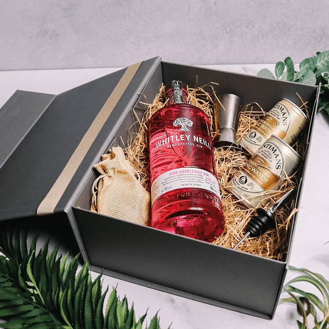 Personalised Whitley Neill Gin Gift Set in Luxury Engraved Gift Box